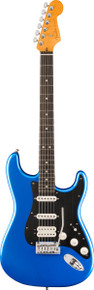 Fender American Ultra II Stratocaster HSS Ebony Fingerboard in Noble Blue - Image 3