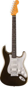 Fender American Ultra II Stratocaster HSS Ebony Fingerboard in Texas Tea - Image 3