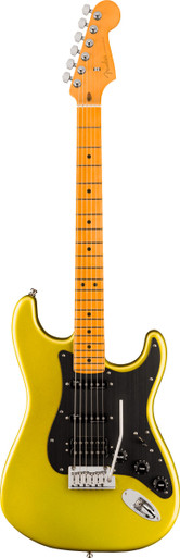 Fender American Ultra II Stratocaster HSS Maple Fingerboard in Solar Flare - Image 2
