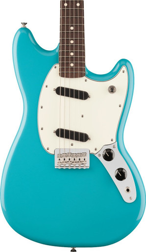 Fender Player II Mustang Rosewood Fingerboard Aquatone Blue - Image 1