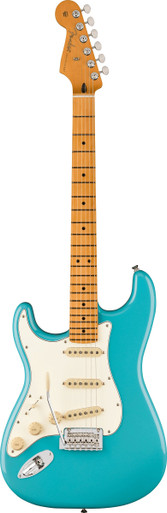 Fender Player II Stratocaster Left Handed Maple Fingerboard Aquatone Blue - Image 2
