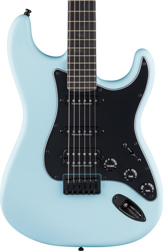 Fender Limited Edition Player II Advanced Stratocaster Hardtail HSS In Satin Daphne Blue - Image 1