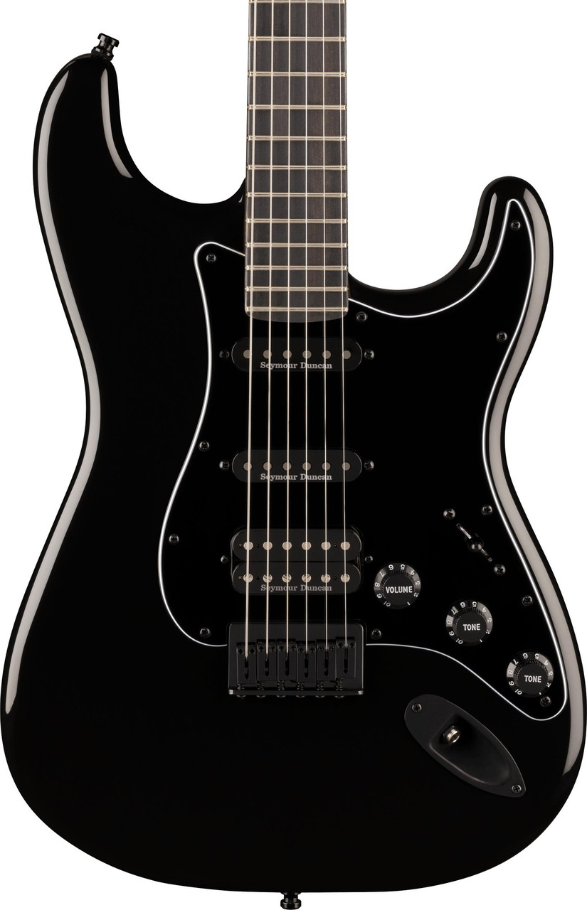Fender Limited Edition Player II Advanced Stratocaster HSS HT Electric Guitar in Black - Image 1