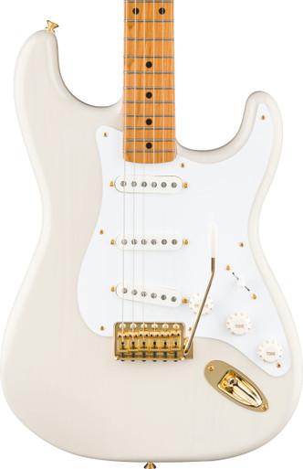 Fender Limited Edition Vintera II 50S Stratocaster with Gold Hardware in White Blonde - Image 1