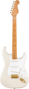 Fender Limited Edition Vintera II 50S Stratocaster with Gold Hardware in White Blonde - Image 3