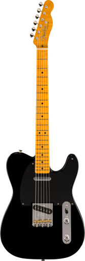 Fender American Vintage II 1951 Telecaster in Black, Flame Maple Neck - Image 2