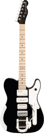 Fender Limited Edition Jack White Triplecaster Telecaster in Black - Image 2