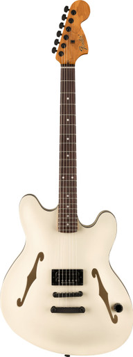 Fender Tom DeLonge Starcaster In Satin Olympic White - Image 2