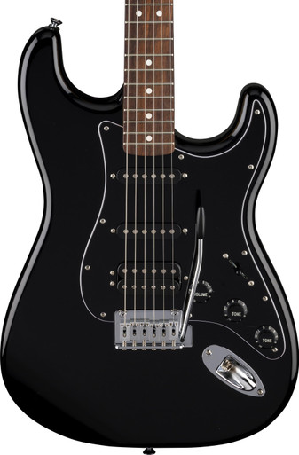 Fender Standard Series Stratocaster HSS in Black - Image 1