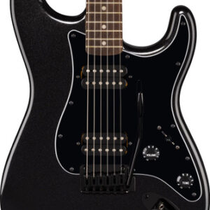 Squier FSR Affinity Stratocaster HH in Metallic Black w Matching Headstock