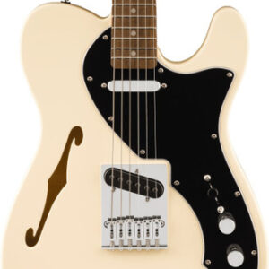 Squier Affinity Series Telecaster Thinline in Olympic White
