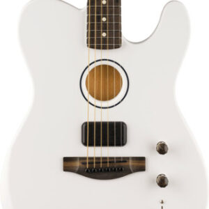 Fender Limited Edition FINNEAS American Acoustasonic Telecaster in Satin Arctic White