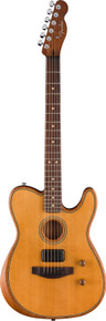 Fender Acoustasonic Standard Telecaster in Aged Natural - Image 3