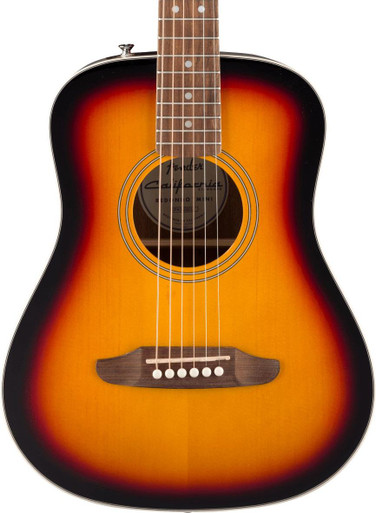 Fender California Standard Redondo Mini Spruce Top Acoustic Guitar in 3-Colour Sunburst - Image 1