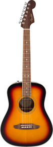 Fender California Standard Redondo Mini Spruce Top Acoustic Guitar in 3-Colour Sunburst - Image 3