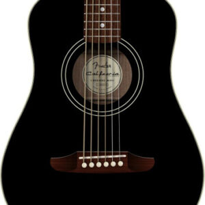 Fender California Standard Redondo Mini Spruce Top Acoustic Guitar in Black