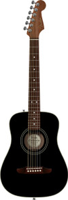 Fender California Standard Redondo Mini Spruce Top Acoustic Guitar in Black - Image 3