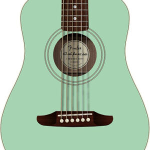 Fender California Standard Redondo Mini with Bag Spruce Top Acoustic Guitar in Surf Green