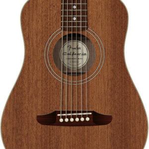 Fender California Standard Redondo Mini Sapele Top Acoustic Guitar in Natural Sapele
