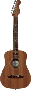 Fender California Standard Redondo Mini Sapele Top Acoustic Guitar in Natural Sapele - Image 3