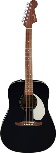 Fender California Standard Redondo Dreadnought Acoustic Guitar in Black - Image 2