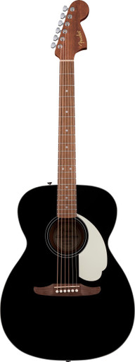 Fender California Standard Monterey Acoustic Guitar in Black - Image 2