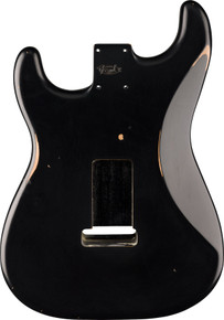 Fender Replacement Road Worn '50s Stratocaster Body in Black - Image 3