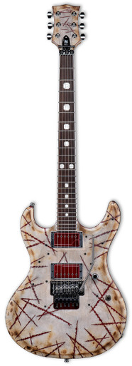 ESP E-II RZK-I Burnt Richard Z Signature With Fishman Fluence Pickups - Image 2