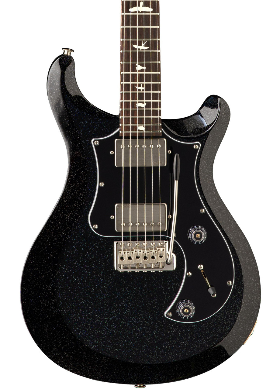 PRS S2 Standard 24 Electric Guitar in Black Rainbow Holoflake - Image 1