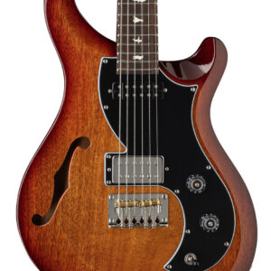 PRS S2 Vela Semi-Hollow Electric Guitar in Dark Cherry Sunburst