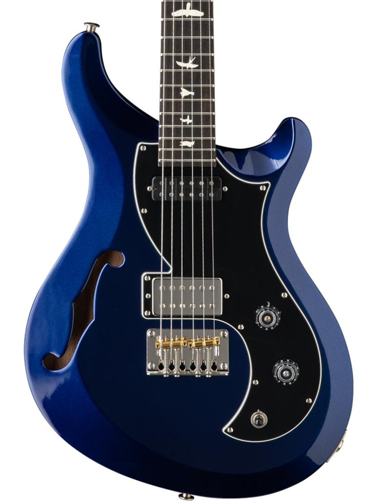 PRS S2 Vela Semi-Hollow Electric Guitar in Metallic Midnight - Image 1