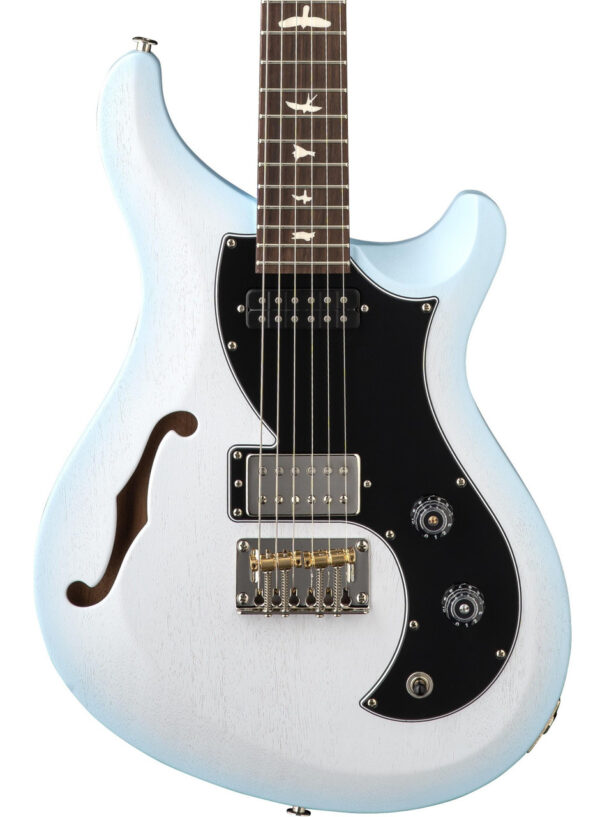 PRS S2 Vela Semi-Hollow Satin Electric Guitar in Cloud Burst - Image 1