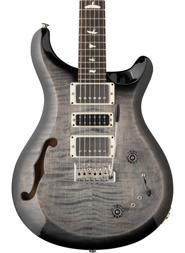PRS S2 Special Semi-Hollow Electric Guitar in Faded Gray Black Burst - Image 1