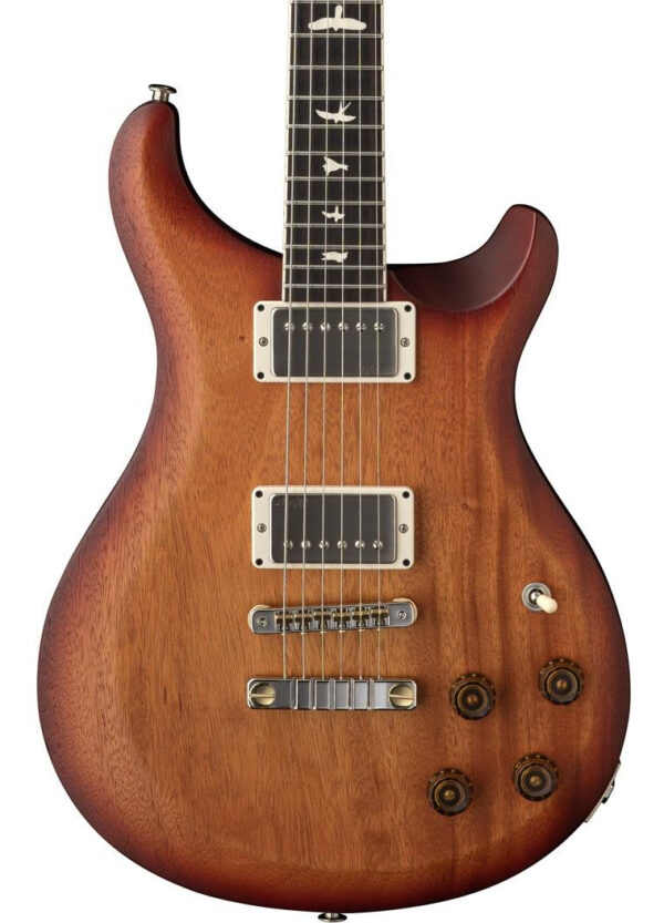 PRS S2 McCarty 594 Thinline Satin Electric Guitar in Dark Cherry Sunburst - Image 1