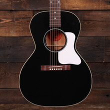 Gibson Special Run Custom Shop L-00 Standard Electro Acoustic Guitar in Ebony with White Pickguard - Image 3