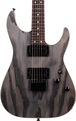 Schecter C-1 Standard Electric Guitar in Charcoal Satin
