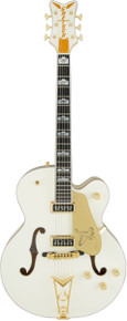 G6136-55 Vintage Select Edition '55 Falcon Hollow Body with Cadillac Tailpiece in Vintage White - Image 3