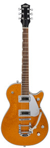Gretsch G5230T Electromatic Sparkle Jet FT Bigsby Guitar In Gold Sparkle, Laurel Board - Image 3