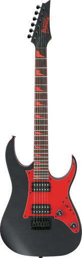 Ibanez GIO GRG131DX-BKF in Black Flat - Image 2