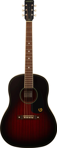 Gretsch Jim Dandy Dreadnought in Deep Cherry Burst - Image 2