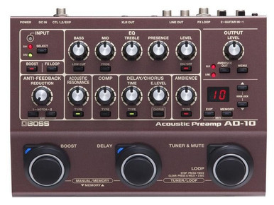 Boss AD-10 Acoustic Preamp Pedal - Image 2