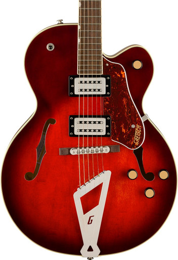 Gretsch G2420 Streamliner Hollow-Body Electric Guitar with Chromatic II in Claret Burst - Image 1