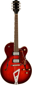 Gretsch G2420 Streamliner Hollow-Body Electric Guitar with Chromatic II in Claret Burst - Image 3