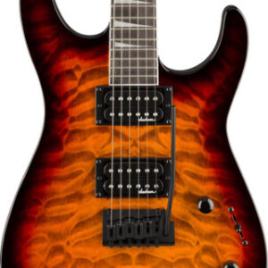 Jackson JS Series Dinky JS20 2PT Electric Guitar in Transparent Tobacco Burst