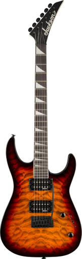 Jackson JS Series Dinky JS20 2PT Electric Guitar in Transparent Tobacco Burst - Image 2