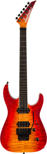 Jackson Pro Plus Series Dinky DKAQ Electric Guitar in Firestorm - Image 2
