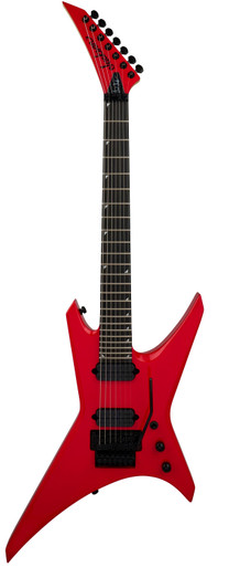 Jackson Pro Series Signature Dave Davidson Warrior WR7 Guitar In Ferrari Red, Ebony Board - Image 2