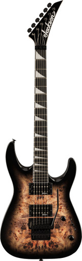 Jackson JS Series Dinky JS32 DKAP in Transparent Black Burst - Image 2