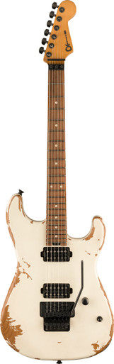 Charvel Pro-Mod Relic San Dimas Style 1 FR in Weathered White - Image 2