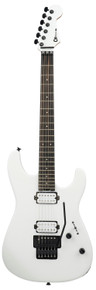 Charvel Pro-Mod Plus San Dimas Style 1 HH FR Guitar In Snow White, Ebony Board - Image 3